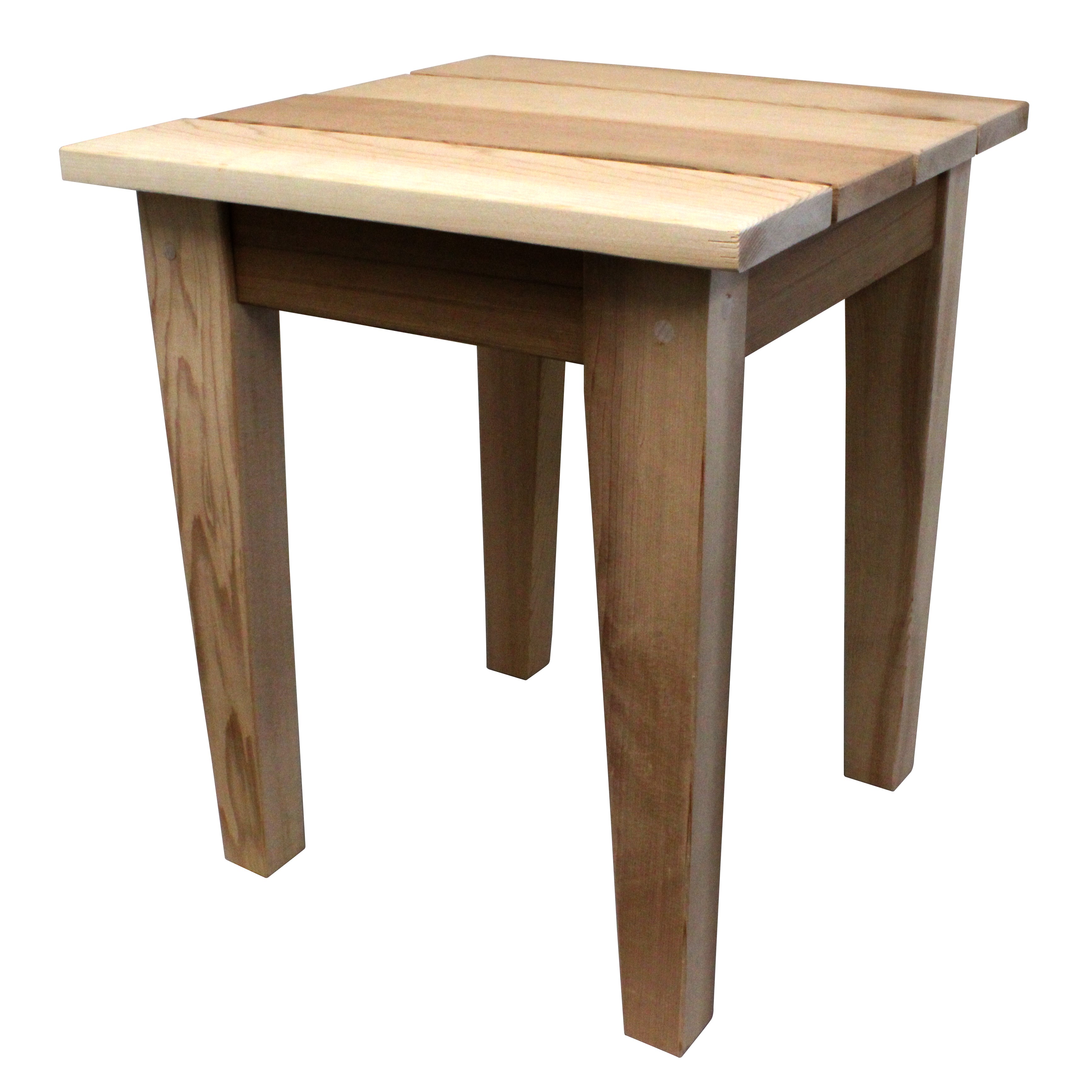 Handcrafted Cedar End Table 100 Western Red Cedar